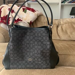Coach leather bag